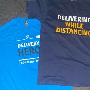 Two warehouse amazon shirts